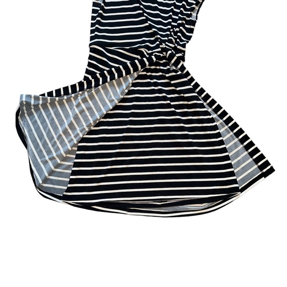Loft Striped Knotted Open Skirt Tank Top Dress - Picture 3 of 6